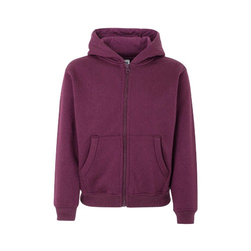 Sweatshirt Kids Algodão 270g Casaco C/Capuz Bordeaux Tam.3/4