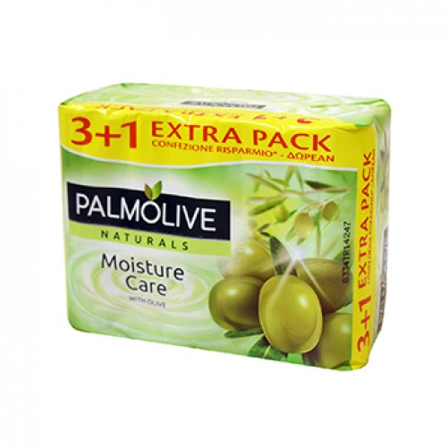 Sabonete Sólido Palmolive Oliva Pack 3+1 90g