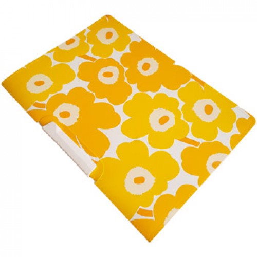 Dossier Plast c/Clip Marimekko 325x245mm Amarelo-1un