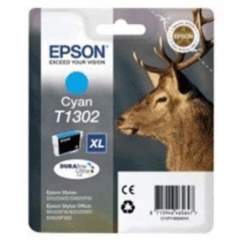 Tinteiro Epson T1302 Azul C13T13024010 10,1ml 755 Pág.