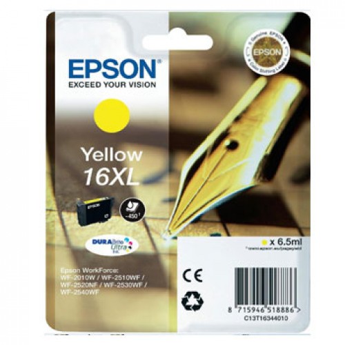 Tinteiro Epson 16XL Amarelo C13T16344010 6,5ml
