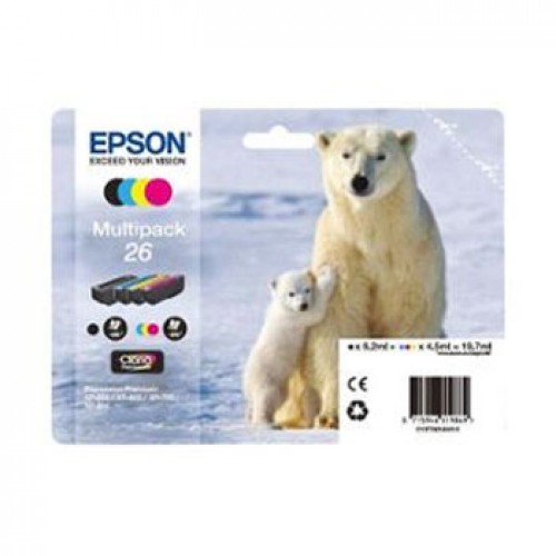 Pack Tinteiros Epson 26 4 Cores C13T26164010