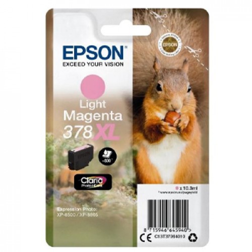 Tinteiro Epson 378XL Magenta Claro Foto C13T37964010 10,3ml