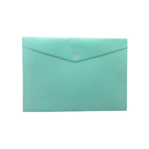 Bolsa Envelope A4 Fecho Velcro Menta Mate Pastel