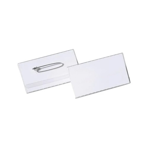 Porta Nomes Horizontal 90x57mm c/Alfinete 50un