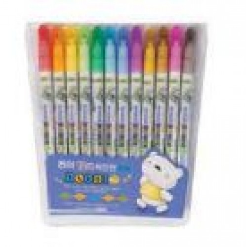 Marcador Fino Dong-A Doodi Pvc Set 12 Cores 12un