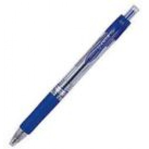 Esferográfica Gel Dong-A U-Knock M Retrátil Azul 0,5mm 12un