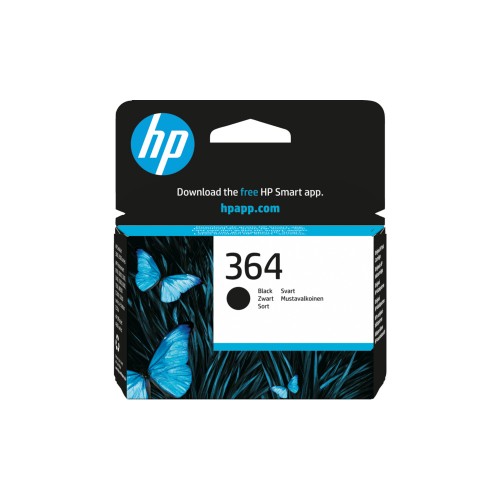 Tinteiro HP 364 Preto CB316EE 6ml 250 Pág.