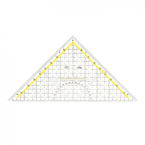 Esquadro Desenho HYP32,5cm Aristo AR16482 com Pega Fixa