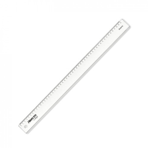 Régua Plástico Cristal 50cm Aristo Geocollege AR23050