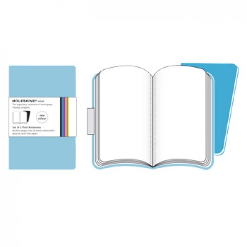 Volant XS Liso Moleskine Azul Claro 2un