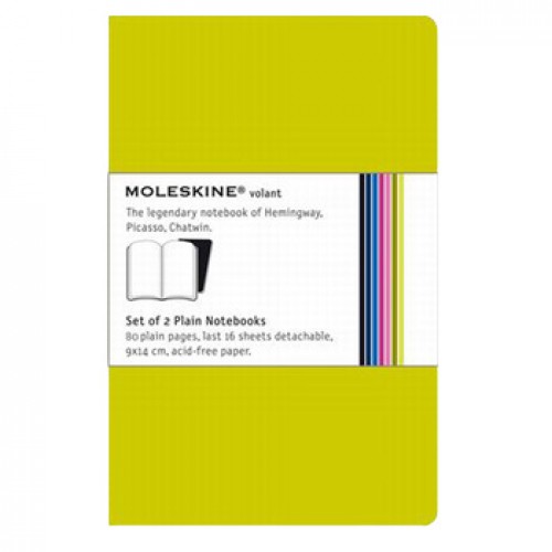 Volant XS Pautado Moleskine Verde Claro 2un